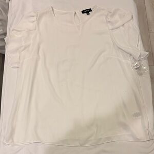 Lord & Taylor White Women's Top
